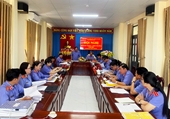 Cụm Thị đua số 1 VKSND tỉnh An Giang bình xét thi đua năm 2023