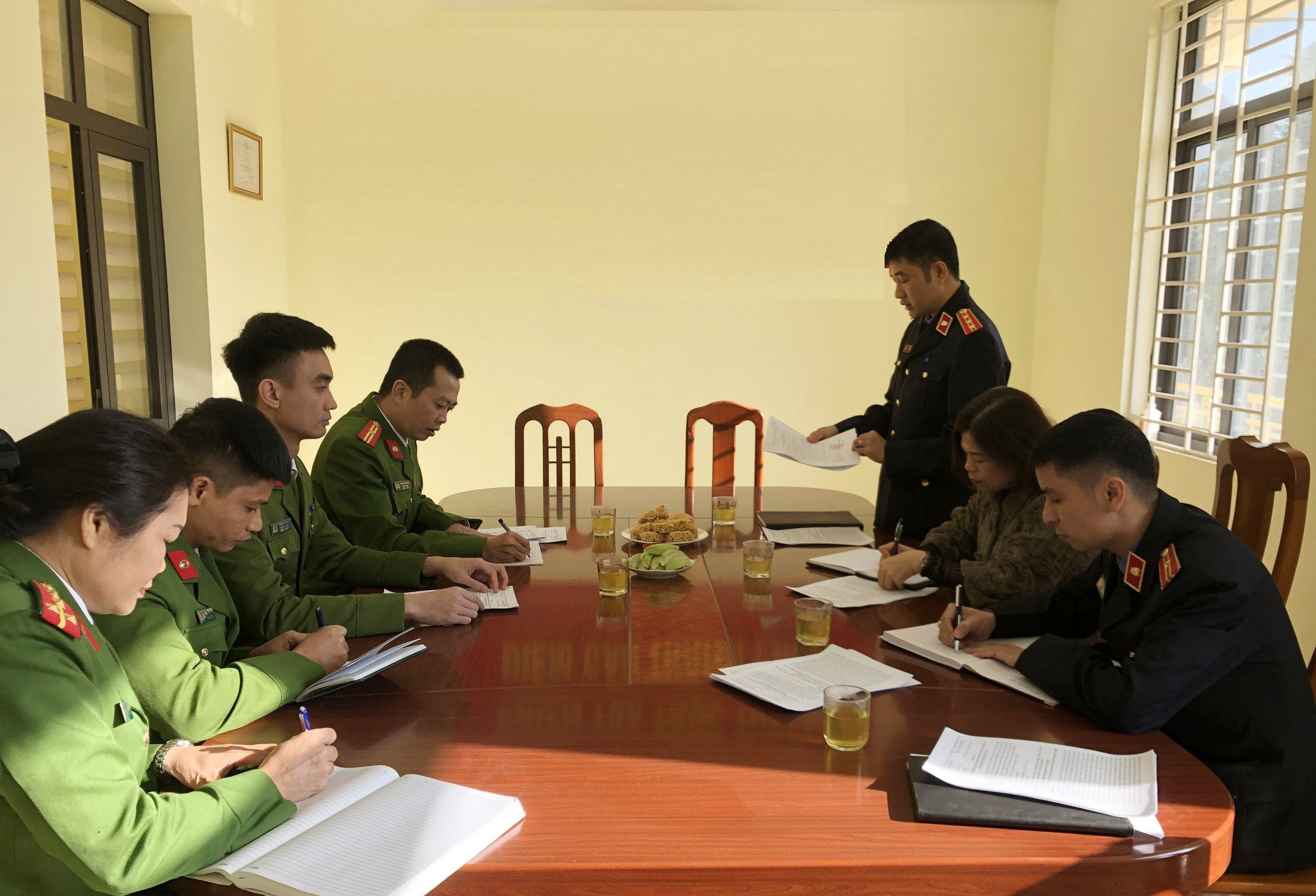 VKSND huyện Chi Lăng kiểm sát trực tiếp Nhà tạm giữ Công an cùng cấp