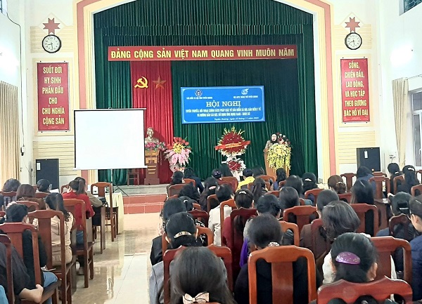 Gần 400 Hội viên Hội liên hiệp phụ nữ các xã, phường thuộc thành phố Tuyên Quang được tuyên truyền, đối thoại chính sách pháp luật về BHXH, BHYT
