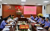 VKSND tỉnh Thanh Hoá đã giải quyết, xử lý triệt để đối với các vụ án tham nhũng, tiêu cực