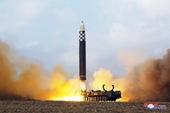 Hàn Quốc, Mỹ và Nhật Bản chia sẻ thông tin cảnh báo tên lửa Triều Tiên, Bình Nhưỡng phản ứng