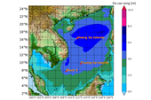 Áp thấp nhiệt đới gây sóng lớn và gió mạnh ngoài biển Đông