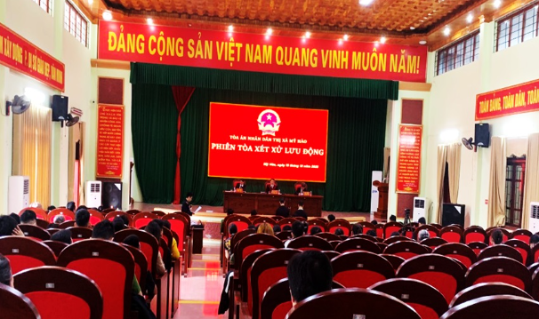 Xét xử lưu động vụ án Tàng trữ, tổ chức sử dụng trái phép chất ma túy