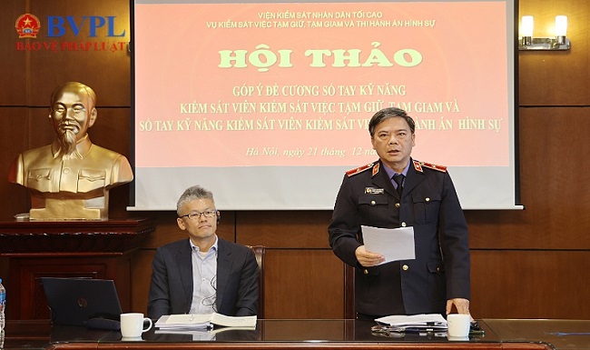 Hội thảo góp ý đề cương 2 cuốn Sổ tay kỹ năng của Kiểm sát viên