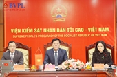 VKSND tối cao Việt Nam hội thảo trực tuyến với VKSND tối cao Trung Quốc