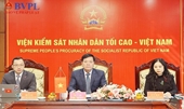 VKSND tối cao Việt Nam hội thảo trực tuyến với VKSND tối cao Trung Quốc
