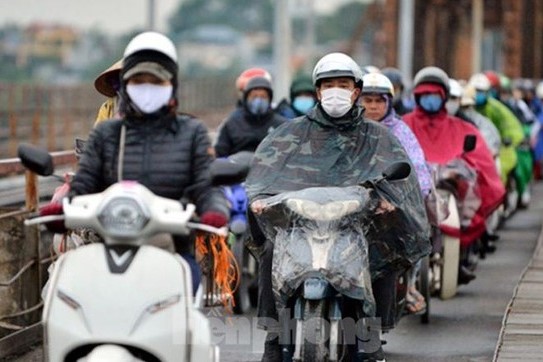 Cuối tuần, dự báo miền Bắc mưa phùn