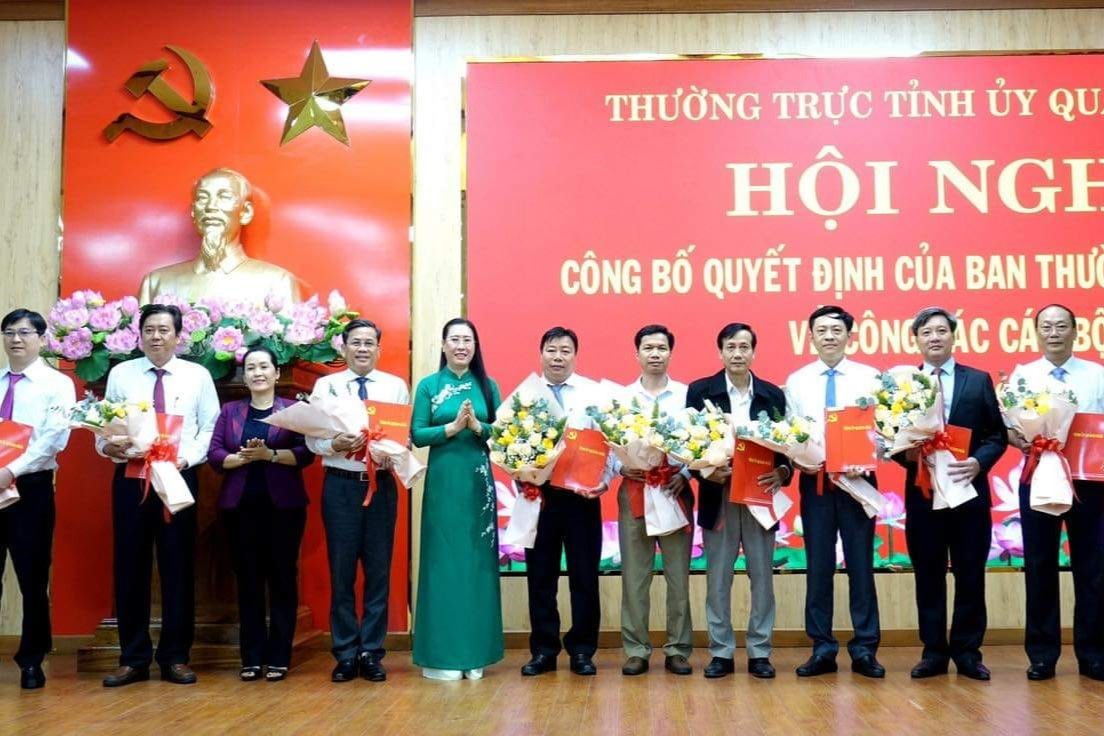 Quảng Ngãi Điều động, bổ nhiệm nhiều cán bộ và lãnh đạo chủ chốt