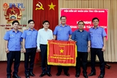 VKSND tỉnh Tiền Giang đón nhận Cờ thi đua của Chính phủ