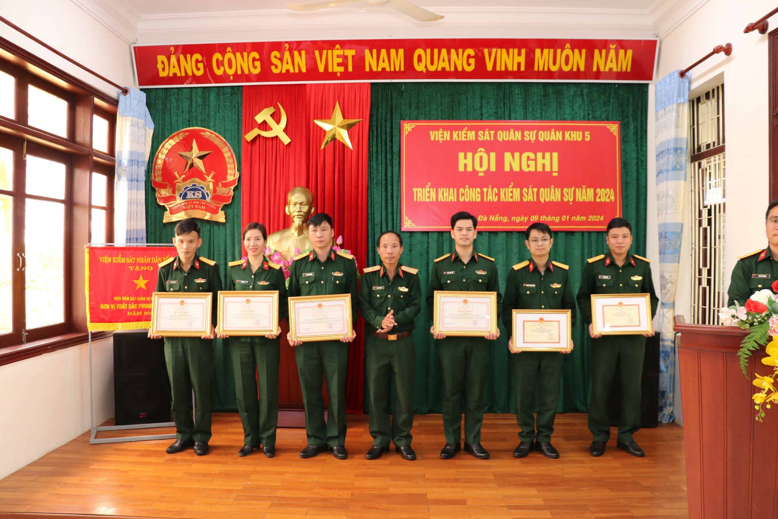 VKSQS Quân khu 5 triển khai công tác kiểm sát quân sự năm 2024