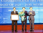 Phó Thủ tướng Trần Hồng Hà dự Hội nghị công bố Quy hoạch TP Hải Phòng