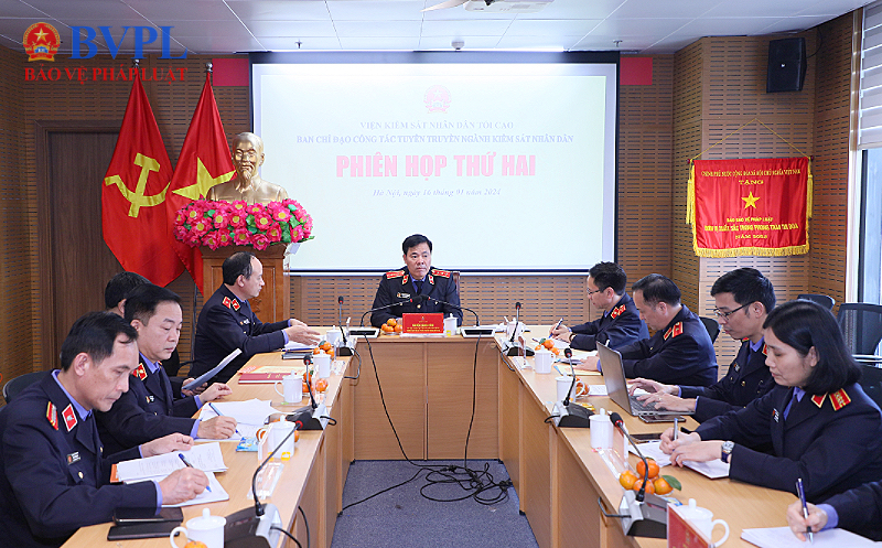 Ban chỉ đạo công tác tuyên truyền ngành Kiểm sát nhân dân triển khai công tác trọng tâm năm 2024