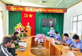 VKSND huyện Kbang trực tiếp kiểm sát tại UBND xã