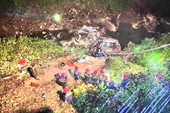Bộ Công an thông tin về vụ xe khách lao xuống vực sâu khiến 22 thương vong