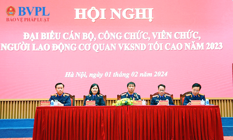 Hội nghị đại biểu cán bộ, công chức, viên chức, người lao động Cơ quan VKSND tối cao