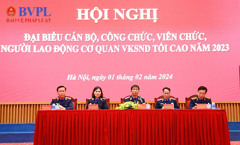 Hội nghị đại biểu cán bộ, công chức, viên chức, người lao động Cơ quan VKSND tối cao