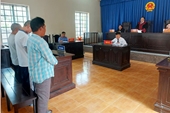 Lãnh đạo VKSND huyện Gò Công Tây thực hành quyền công tố, kiểm sát xét xử vụ án hình sự