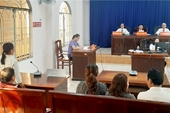 VKSND thị xã Phú Mỹ phối hợp tổ chức phiên tòa theo thủ tục rút gọn