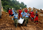 Lở đất sau mưa lớn ở miền nam Philippines, 100 người chết, mất tích