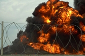 Kho dầu Nga gần biên giới Ukraine bốc cháy sau khi bị tấn công bằng UAV