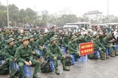 Tỉnh Thanh Hóa gặp mặt và tổ chức lễ giao nhận quân năm 2024