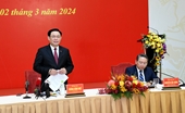 Chủ tịch Quốc hội Vương Đình Huệ làm việc với Ban Thường vụ tỉnh uỷ Khánh Hoà