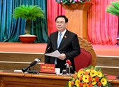 Chủ tịch Quốc hội Vương Đình Huệ làm việc với Ban Thường vụ Tỉnh uỷ Bình Định