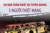Tai nạn thảm khốc tại Tuyên Quang khiến 5 người thiệt mạng