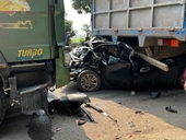 Tai nạn liên hoàn giữa 3 ô tô khiến 3 người thương vong