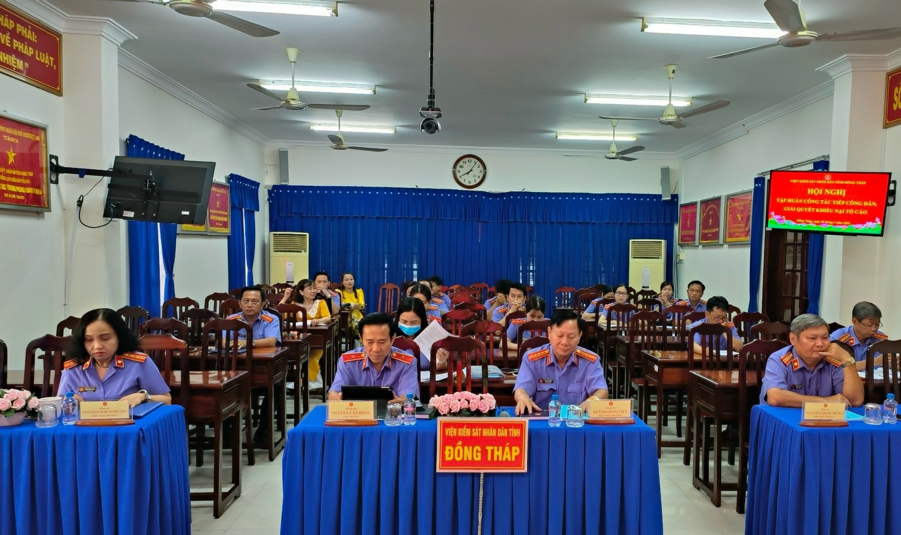 Tổ chức Hội nghị tập huấn công tác tiếp công dân, kiểm sát và giải quyết khiếu nại, tố cáo