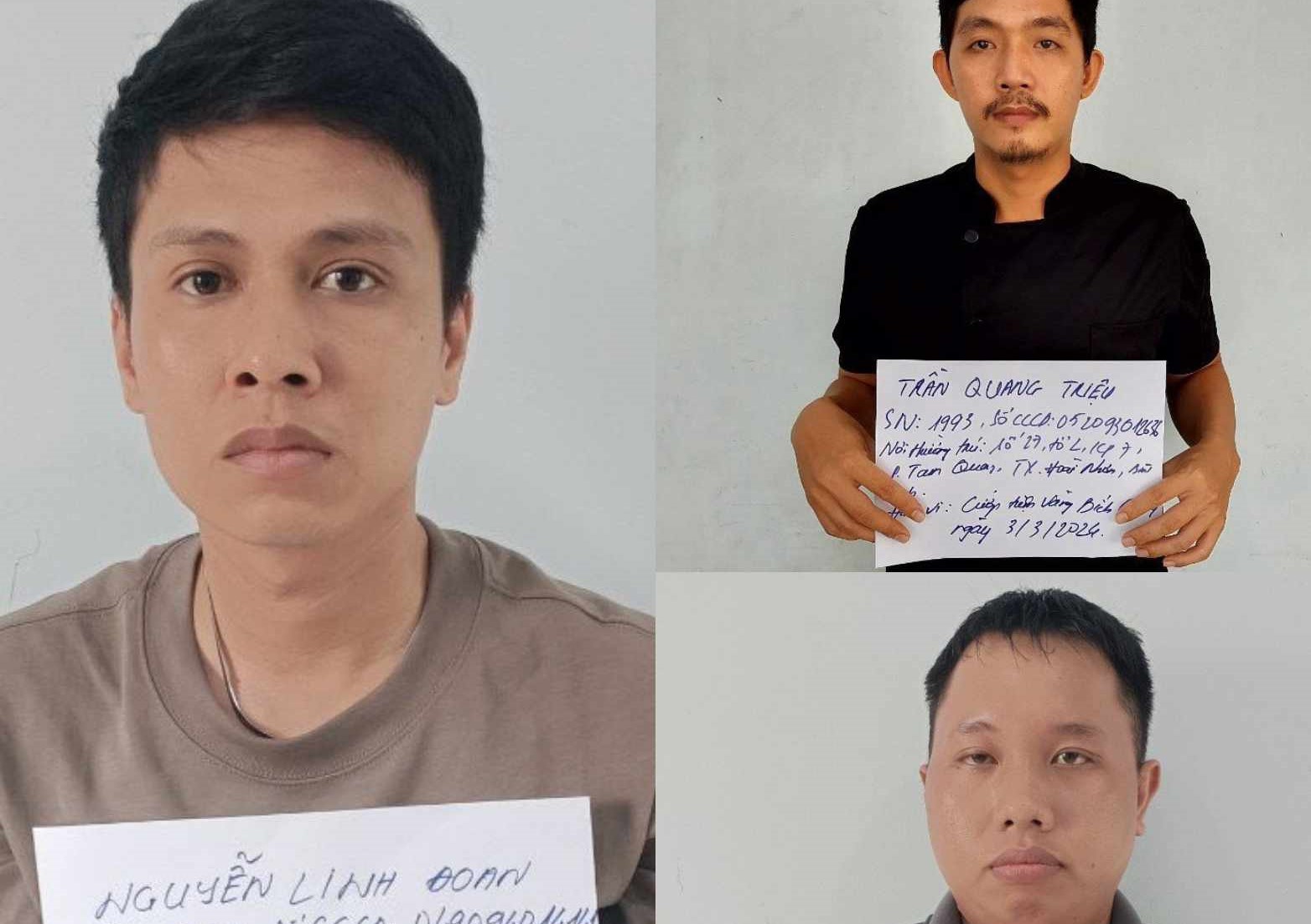 Bắt 2 đối tượng dùng hung khí uy hiếp, cướp tiệm vàng tại Bình Dương