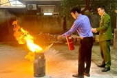 VKSND huyện Thanh Liêm tập huấn công tác phòng cháy, chữa cháy