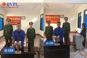 VKSND huyện Can Lộc phối hợp xét xử rút kinh nghiệm 2 phiên tòa trực tuyến
