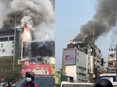 Hà Nội Cháy lớn tại tòa nhà OCD Plaza, cột khói cao ngút