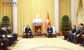 Chủ tịch nước Võ Văn Thưởng tiếp Viện trưởng Viện kiểm sát Mông Cổ