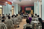 VKSND tỉnh Lai Châu tổ chức tuyên truyền tại Trại tạm giam Công an tỉnh