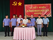 VKSND huyện Chư Prông tổ chức Lễ kết nghĩa với làng Ó - Kly