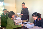 Trực tiếp kiểm sát tại Cơ quan CSĐT, Cơ quan THAHS Công an huyện Thiệu Hóa