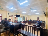 VKSND thị xã Hồng Lĩnh thực hiện số hóa hồ sơ, trình chiếu chứng cứ, tài liệu tại phiên tòa