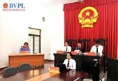 VKSND huyện Tiểu Cần tổ chức phiên tòa dân sự trực tuyến