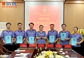 Khối thi đua số 2 ngành Kiểm sát nhân dân tỉnh Hà Nam ký kết giao ước thi đua
