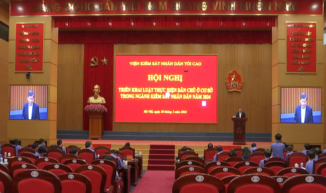 Hội nghị triển khai Luật Thực hiện dân chủ ở cơ sở trong ngành Kiểm sát nhân dân