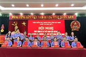Khối thi đua VKSND tỉnh Thừa Thiên Huế và VKSND tỉnh Hà Nam ký kết giao ước thi đua