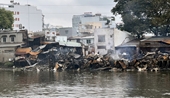 TP Hồ Chí Minh Hiện trường tan hoang sau vụ cháy lớn ở Quận 8