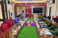 VKSND huyện Hải Hà phúc tra việc thực hiện các kiến nghị tại cơ quan Công an