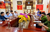 VKSND huyện Triệu Phong trực tiếp kiểm sát tại UBND các xã, thị trấn