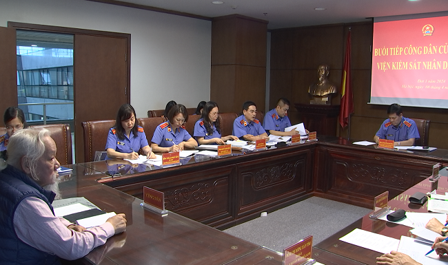 Lãnh đạo VKSND tối cao tiếp công dân