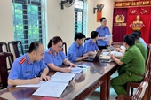 VKSND huyện Quảng Xương trực tiếp kiểm sát thi hành án hình sự