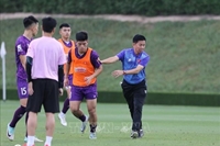 HLV Hoàng Anh Tuấn hài lòng về các học trò sau trận thử lửa với U23 Jordan