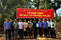 VKSND tỉnh Đắk Lắk khởi công xây nhà tình nghĩa